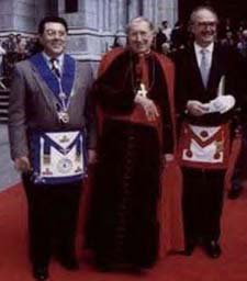 Card. john O'connor with Freemasons